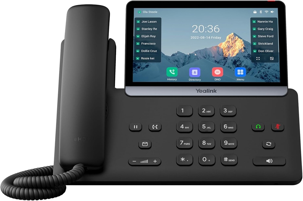 Yealink SIP-T87W (7-inch Color Multi-Point Touch Screen)