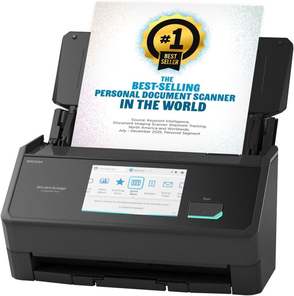 ScanSnap iX2500 High-Speed Document Scanner