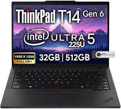 Lenovo ThinkPad T14 Gen 6 Intel (32GB DDR5, 512GB SSD)